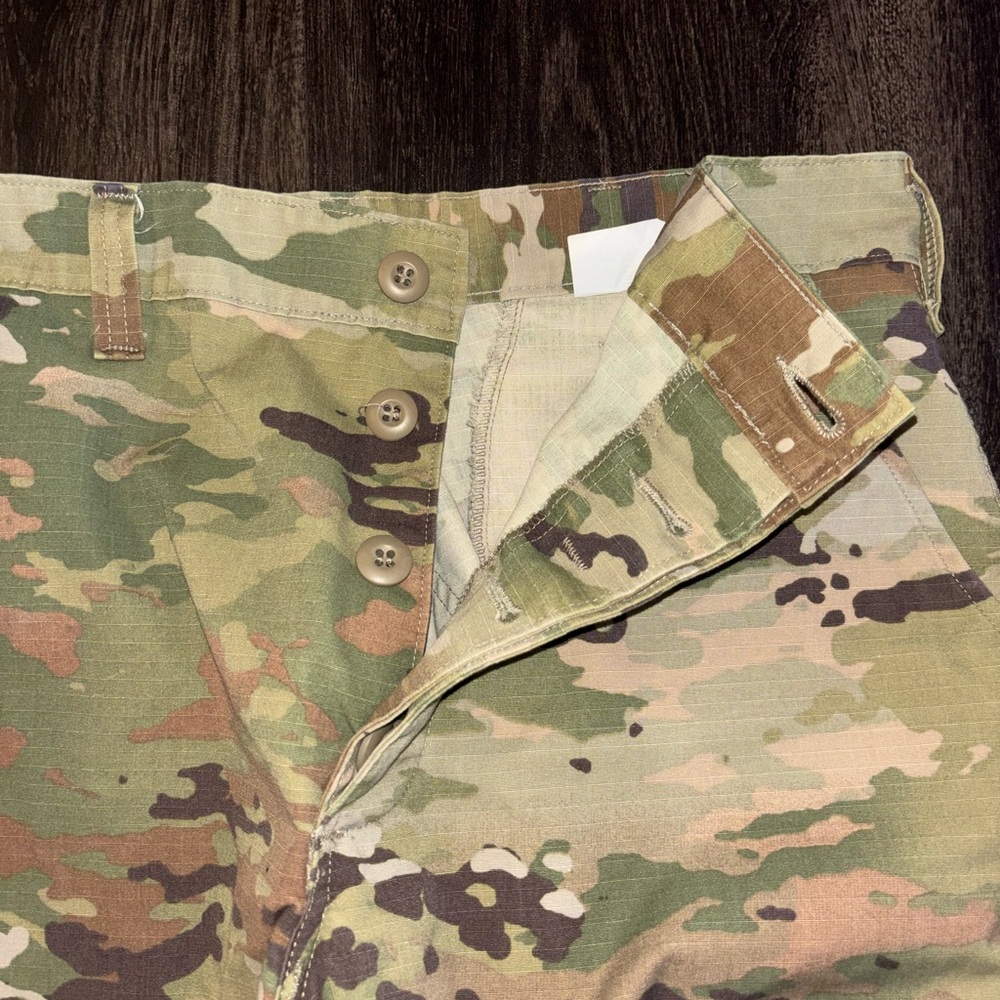 US Army Combat Trouser USGI Issued Multicam Ripstop Cargo Pants Medium Short - Picture 5 of 6